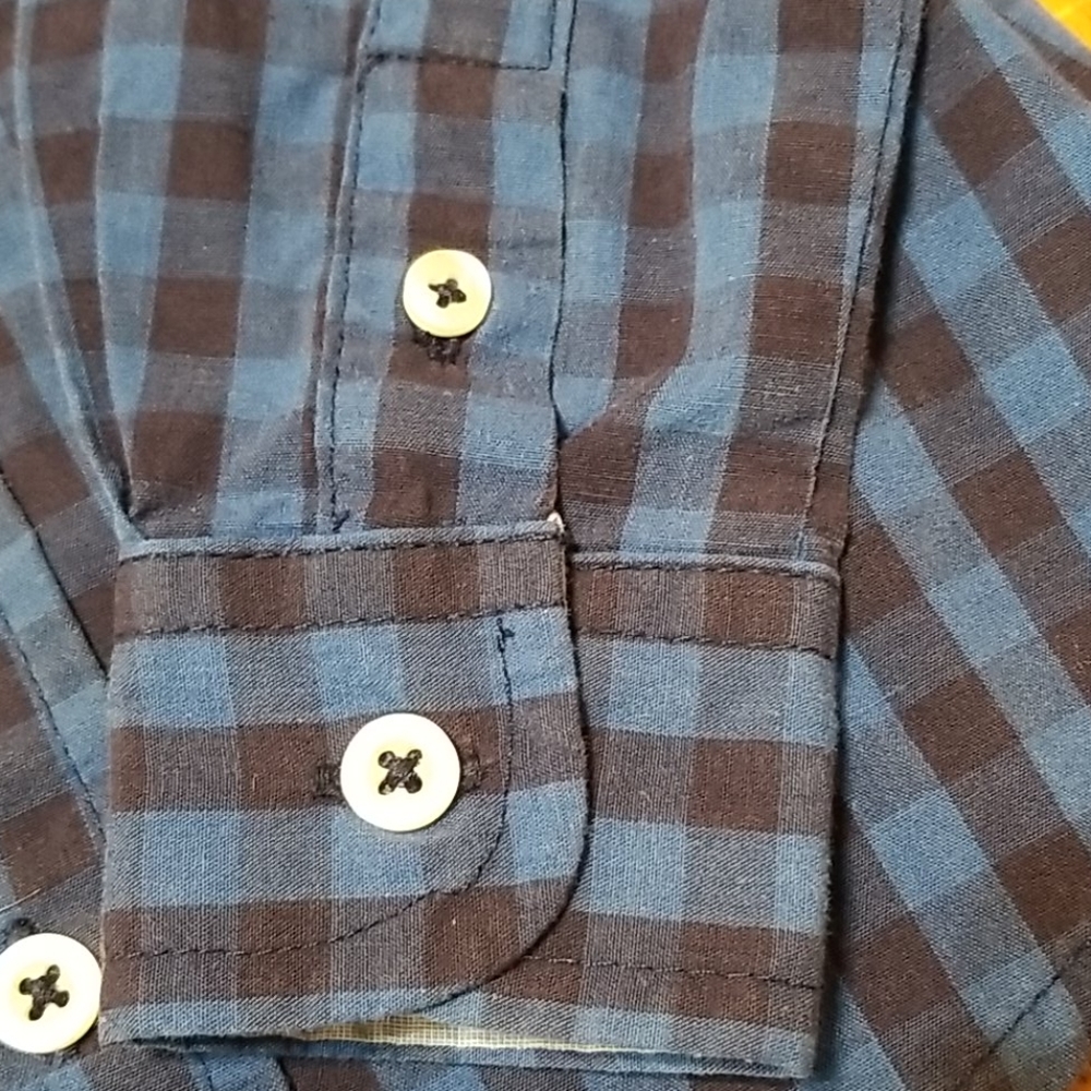 Wrangler 12 month button up shirts 2 - Picture 3 of 10